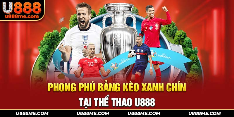 Phong phú bảng kèo xanh chín tại Thể Thao U888